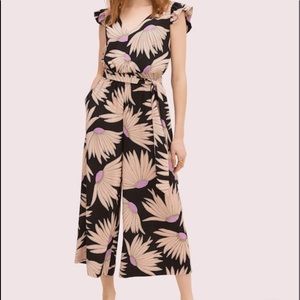 kate spade falling flower jumpsuit